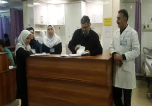 بازدید تیم ارتقای سلامت نظام اداری از دانشکده علوم پزشکی سراب