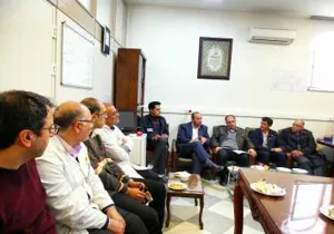 بازدید تیم ارتقای سلامت نظام اداری از مرکز آموزشی ودرمانی علوی تبریز
