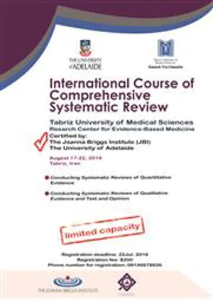 The 2nd International Comprehensive Systematic Reviews Training Course