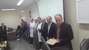 مراسم معارفه دکتر فرجی و تکریم دکتر درستی رییس سابق مرکز آموزشی درمانی امام رضا (ع)برگزار شد