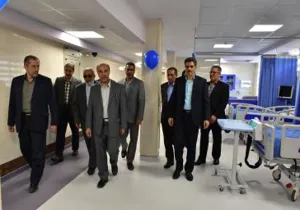 بخش ICU مرکز آموزشی درمانی آیت الله طالقانی تبریز افتتاح شد