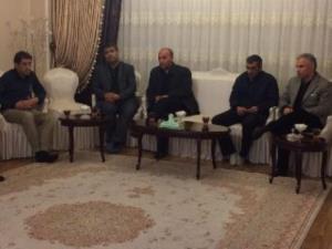 عیادت رئیس دانشگاه علوم پزشکی تبریز به همراه تیم پ