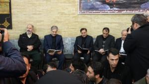 حضور وزرای دولت در مراسم تشییع جنازه وشام