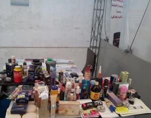 نمایشگاه مبارزه با قاچاق کالا معاونت غذا ودارو