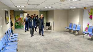 بازدید دکتر صومی از بیمارستان امام خمینی میانه