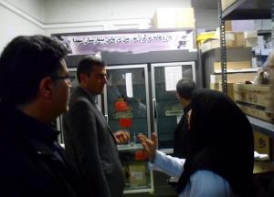 بازدید مسئولین غذاودارو از بیمارستان الزهراء وشهدا