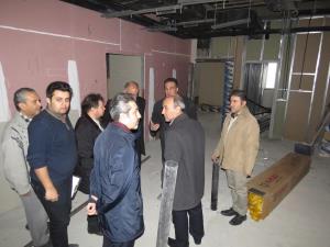 بازدید دکتر صومی از گروه داخلی و ساختمان سوختگی مر