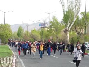 همایش پیاده روی  معاونت غذا ودارو