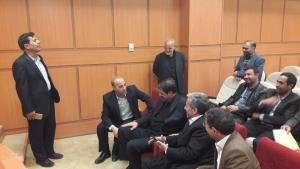 بازدید روز قبل از افتتاح، رییس دانشگاه و هیات همرا