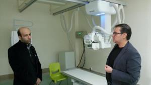 بازدید سرزده دکتر پورفتحی از بیمارستان ورزقان