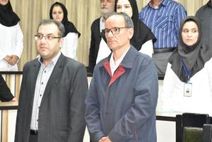 مراسم تکریم و معارفه مدیر کلینیک تخصصی و فوق تخصصی مرکز آموزشی درمانی اسدآبادی 8 مهر97