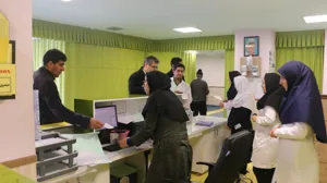 بازدید وبازرسی تیم ارتقای سلامت نظام اداری از شبکه بهداشت ودرمان شهرستان هریس