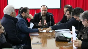 حضور تیم ارتقای سلامت نظام اداری در بیمارستان رازی