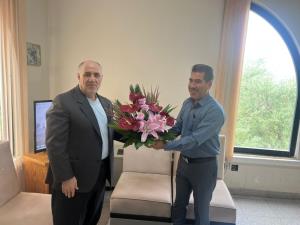 حضور رئیس دانشگاه علوم پزشکی تبریز در سازمان صدا وسیمای مرکز استان