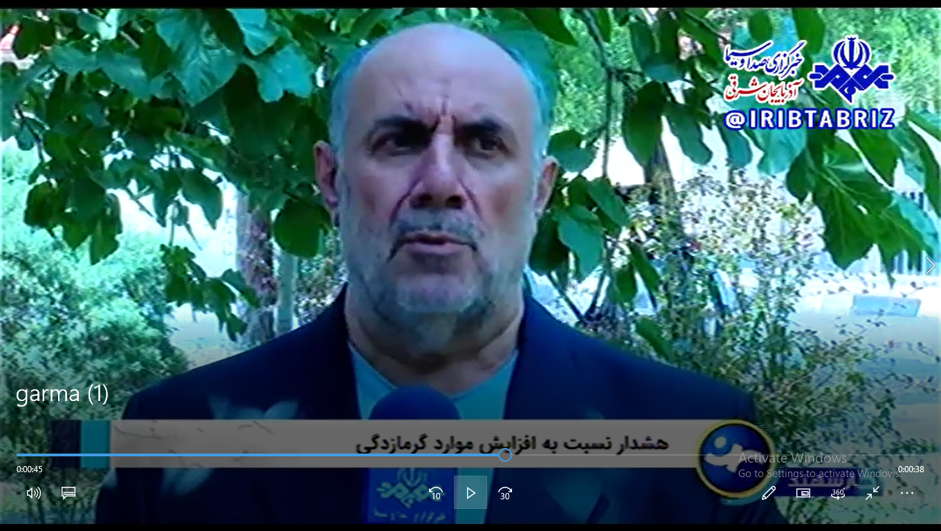 توصیه های رئیس دانشگاه علوم پزشکی تبریز برای پیشگیری از گرمازدگی 
