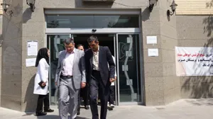 حضور قائم مقام وزیر در مرکز آموزشی و درمانی رازی تبریز 