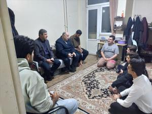 بازدید رییس دانشگاه علوم پزشکی تبریز از خوابگاه های پسران