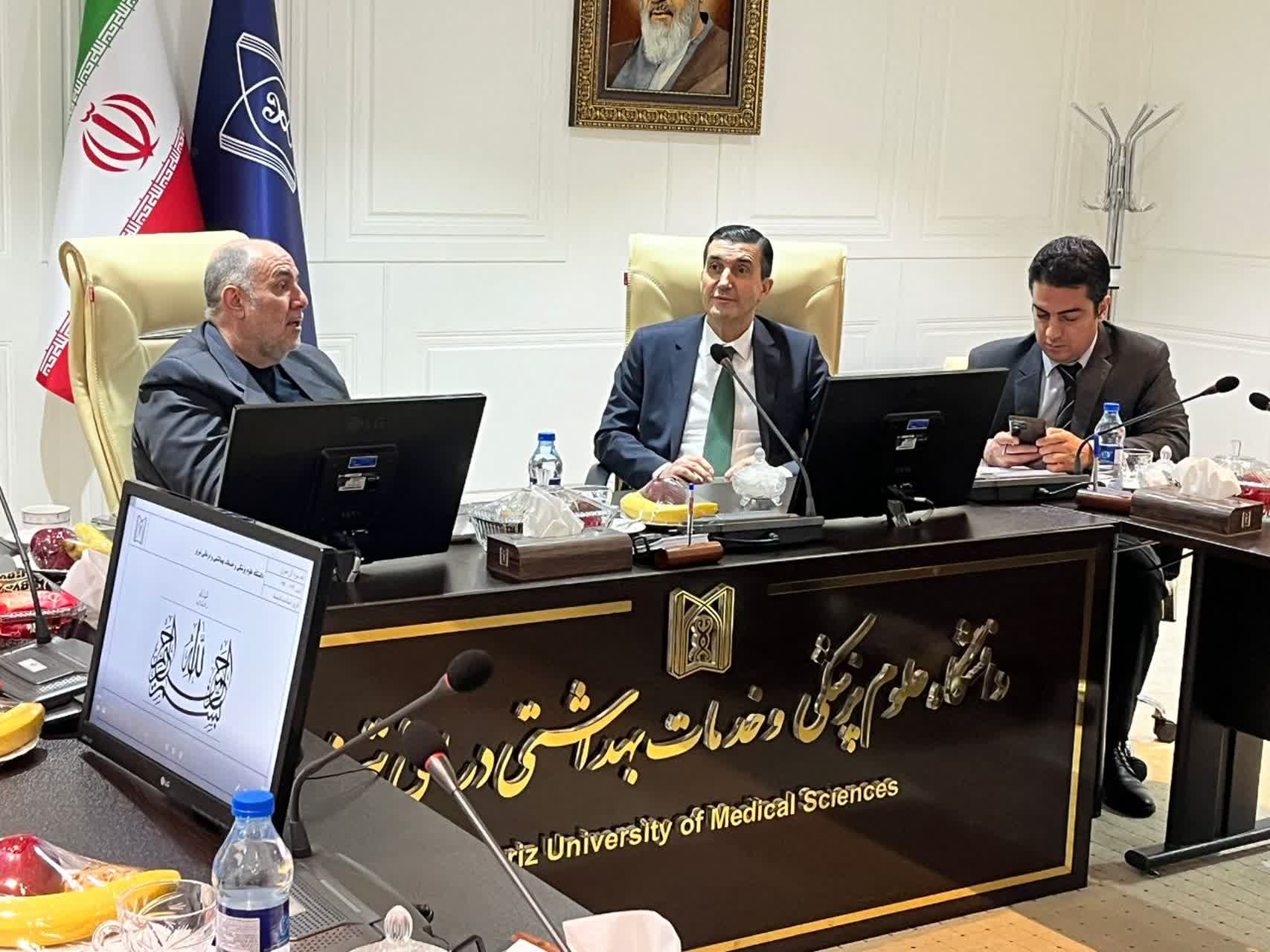 دیدار سرکنسول جدید ترکیه در تبریز با رئیس دانشگاه علوم پزشکی تبریز 