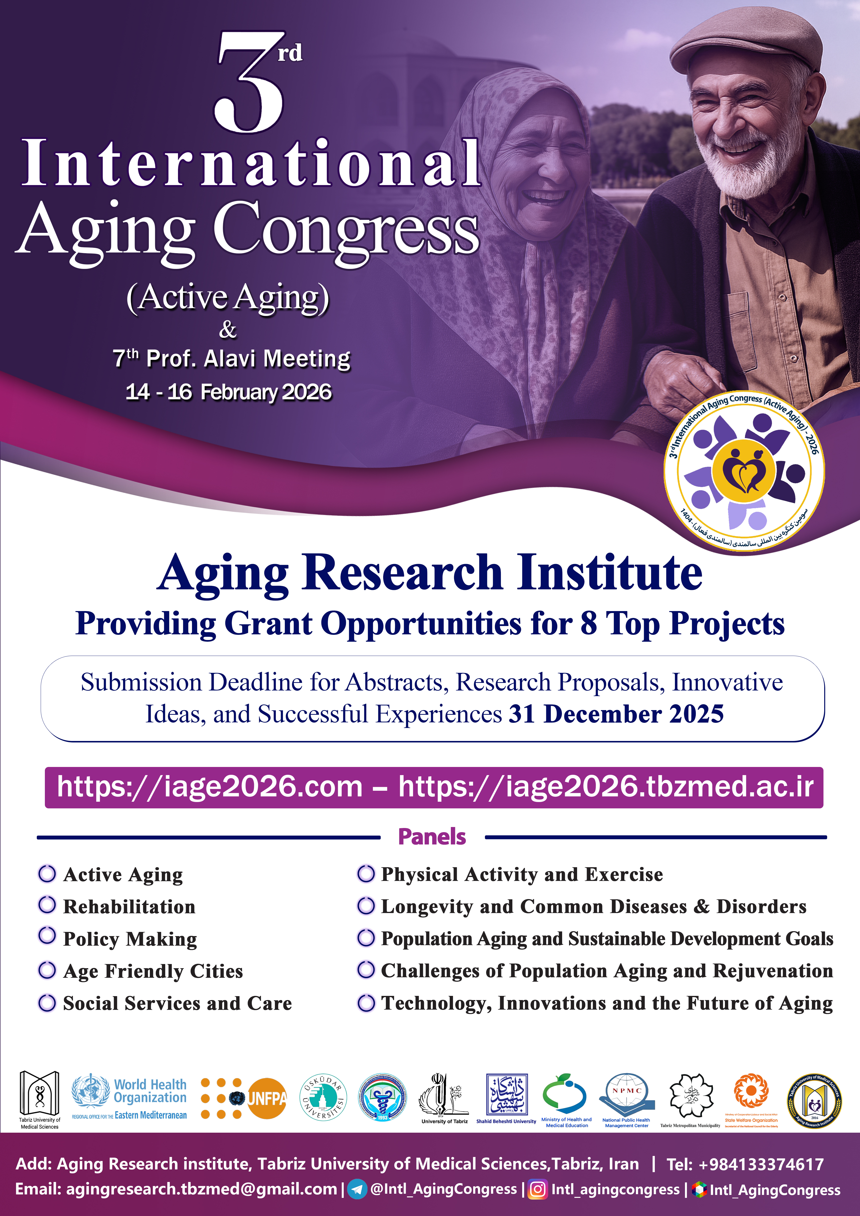 The Third International Congress on Active Aging