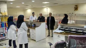 بمناسبت روز پرستار دکتر صومی در مرکز آموزشی درمانی کودکان حضور یافت