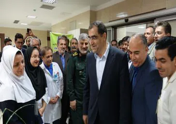 افتتاح مرکز پیوند اعضاء مرکز آموزشی درمانی امام رضا(ع) با حضور دکتر قاضی زاده هاشمی، وزیر بهداشت