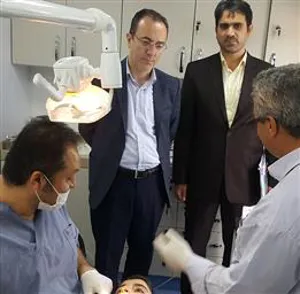 بازدید از کلنیک سیار دندانپزشکی در روستای ورگهان از توابع شهرستان اهر