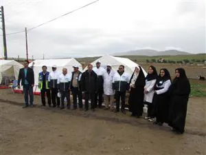 برگزاری مانور زلزله توسط کارشناسان شبکه بهداشت ودرمان شبستر 