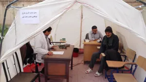 غربالگری دیابت و فشار خون بمناسبت هفته سلامت در شهرستان جلفا
