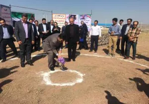 مراسم کلنگ زنی بزرگترین واحد تولیدی دستکش های پزشکی در خاورمیانه با حضور دکتر مسائلی مشاور وزیر و مدیر کل تجهیزات و ملزومات پزشکی