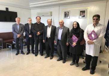   تقدیر وتشکر دکتر پناهی از رئیس دانشگاه علوم پزشکی تبریز