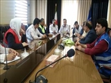 جلسه بحران شبکه بهداشت درمان شهرستان  عجب شیر
